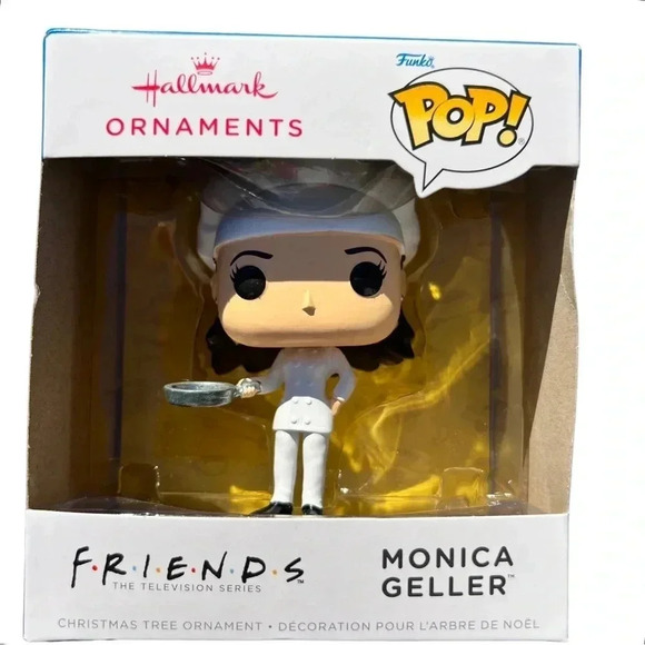 NEW Hallmark FRIENDS  - MONICA GELLER - FUNKO POP!Cute Christmas Ornament - Picture 11 of 13